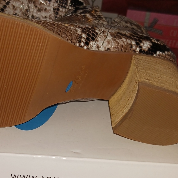 New Snakeskin Ankle Boot - Picture 3 of 7